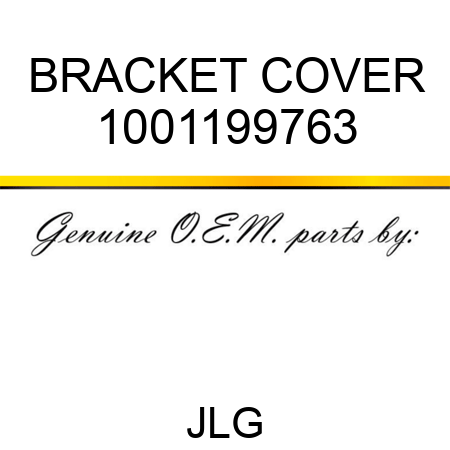 BRACKET COVER 1001199763