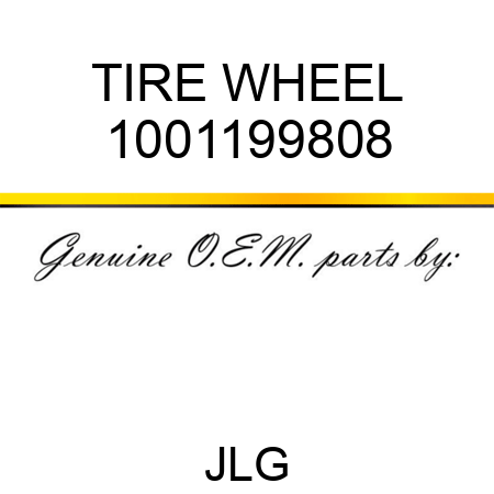 TIRE WHEEL 1001199808