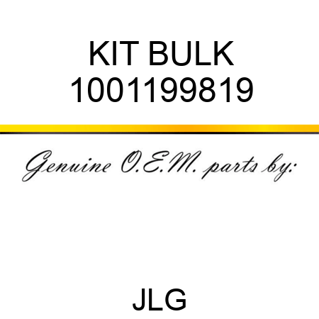 KIT BULK 1001199819