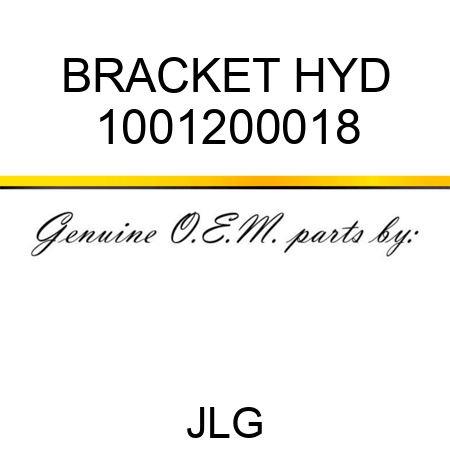 BRACKET HYD 1001200018