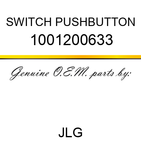 SWITCH PUSHBUTTON 1001200633