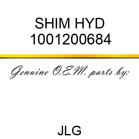 SHIM HYD 1001200684