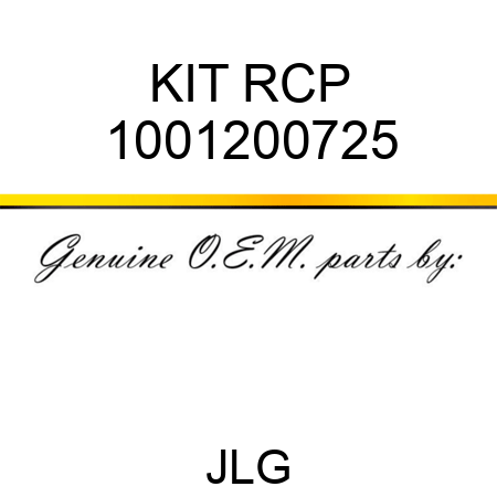 KIT RCP 1001200725