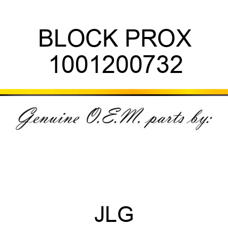 BLOCK PROX 1001200732