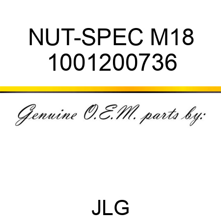 NUT-SPEC M18 1001200736