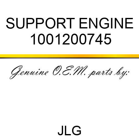 SUPPORT ENGINE 1001200745