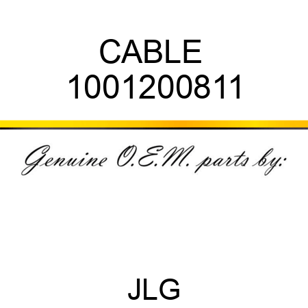 CABLE  1001200811