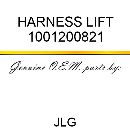 HARNESS LIFT 1001200821