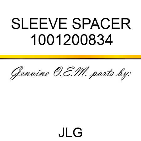 SLEEVE SPACER 1001200834