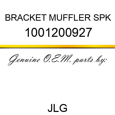 BRACKET MUFFLER SPK 1001200927