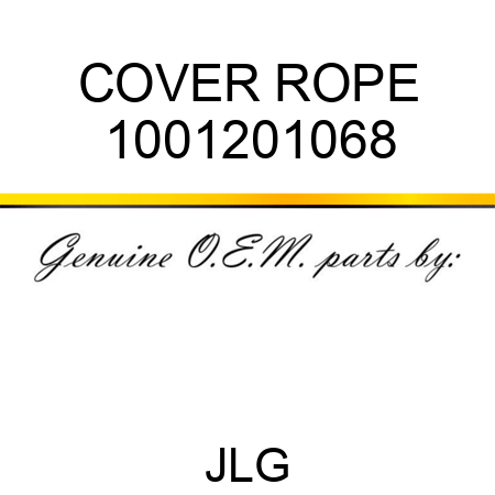 COVER ROPE 1001201068