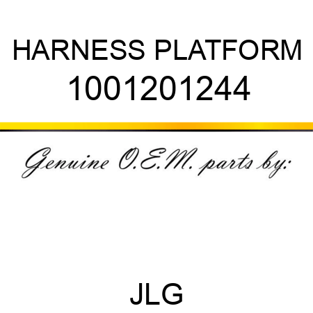 HARNESS PLATFORM 1001201244