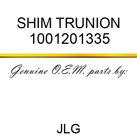 SHIM TRUNION 1001201335