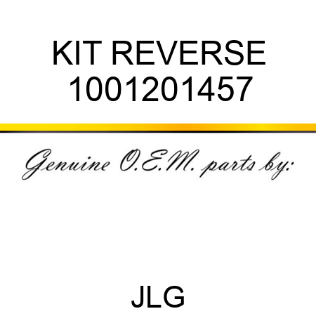 KIT REVERSE 1001201457