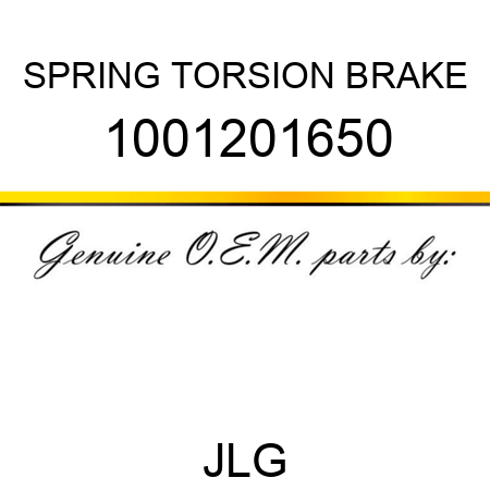 SPRING TORSION BRAKE 1001201650