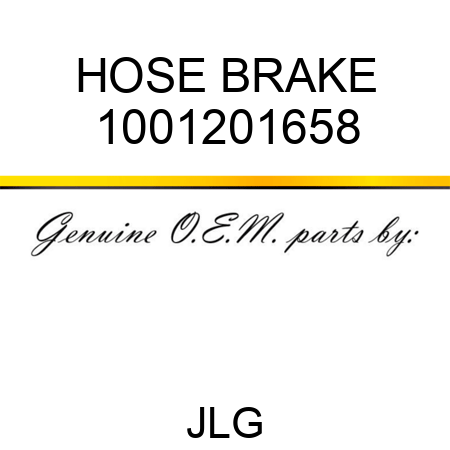 HOSE BRAKE 1001201658