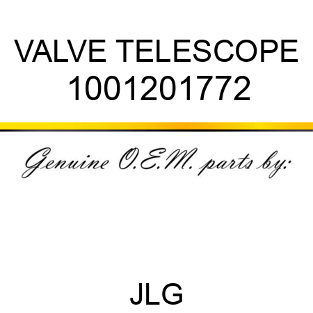 VALVE TELESCOPE 1001201772