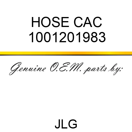 HOSE CAC 1001201983