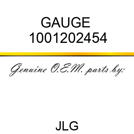 GAUGE  1001202454