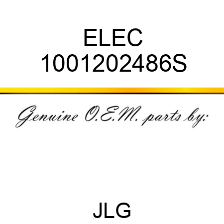ELEC 1001202486S