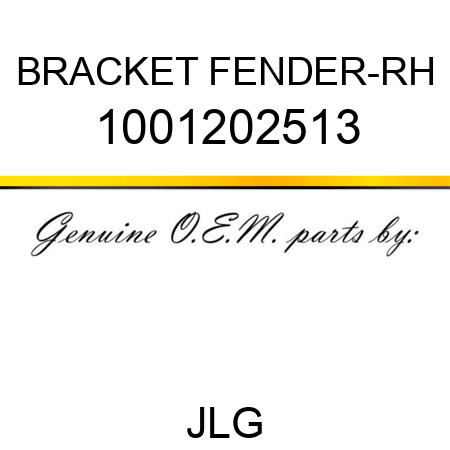BRACKET FENDER-RH 1001202513