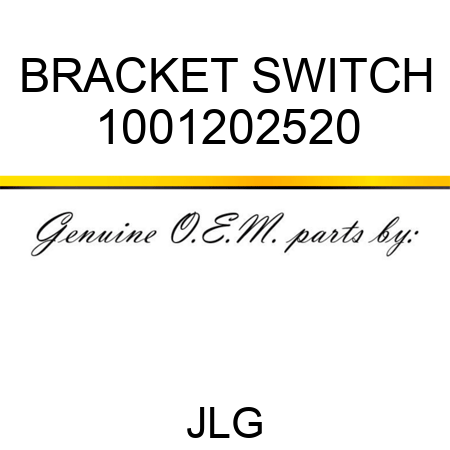 BRACKET SWITCH 1001202520