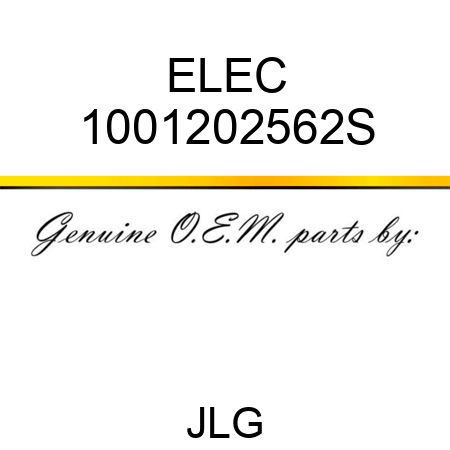 ELEC 1001202562S