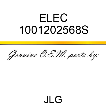ELEC 1001202568S