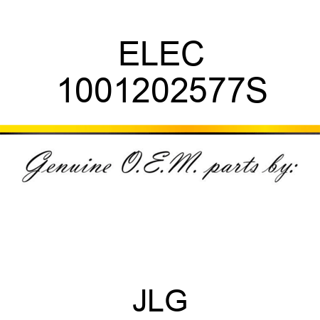ELEC 1001202577S