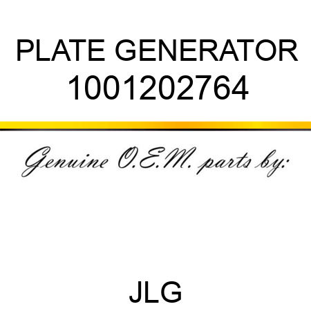 PLATE GENERATOR 1001202764