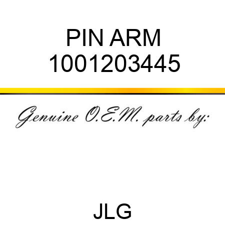 PIN ARM 1001203445
