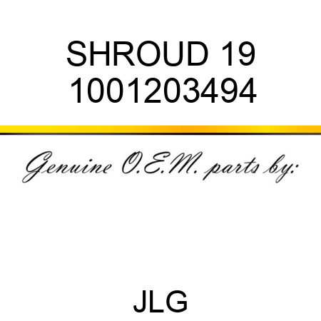 SHROUD 19 1001203494