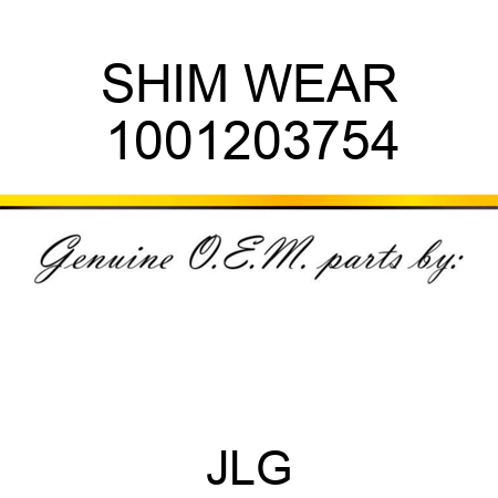 SHIM WEAR 1001203754