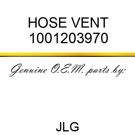 HOSE VENT 1001203970