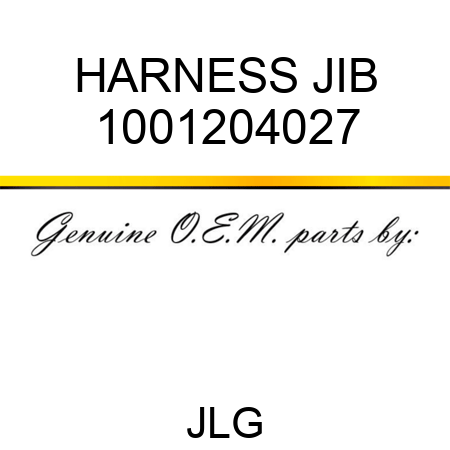 HARNESS JIB 1001204027
