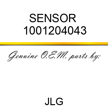 SENSOR  1001204043