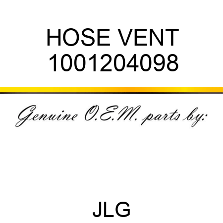 HOSE VENT 1001204098