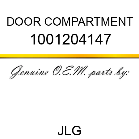 DOOR COMPARTMENT 1001204147
