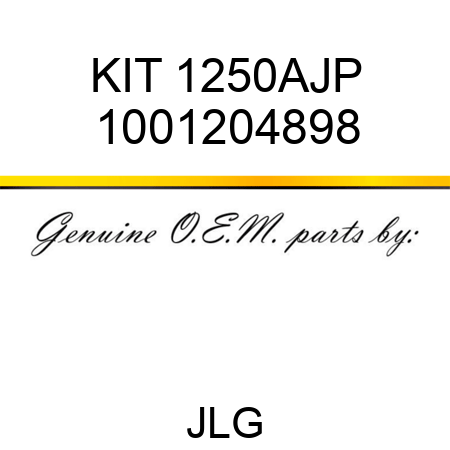 KIT 1250AJP 1001204898