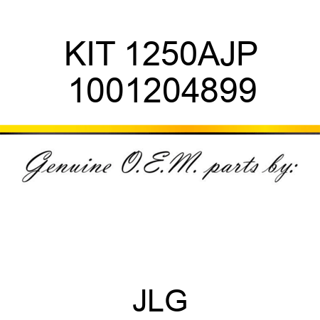 KIT 1250AJP 1001204899