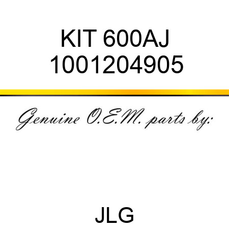 KIT 600AJ 1001204905