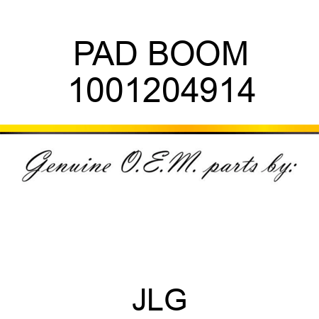 PAD BOOM 1001204914