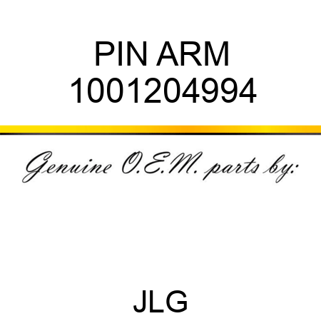 PIN ARM 1001204994