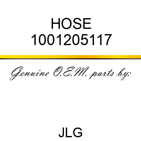 HOSE 1001205117