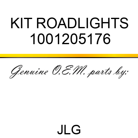 KIT ROADLIGHTS 1001205176