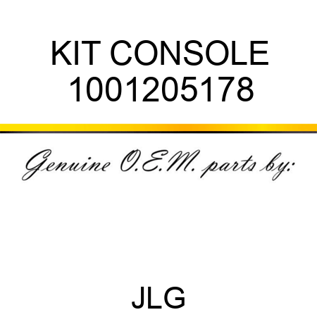 KIT CONSOLE 1001205178