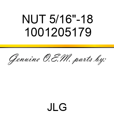 NUT 5/16