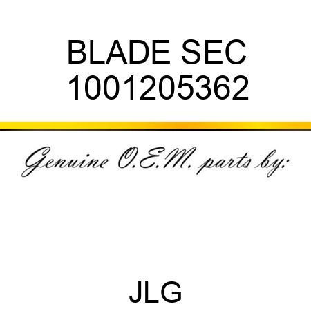 BLADE SEC 1001205362