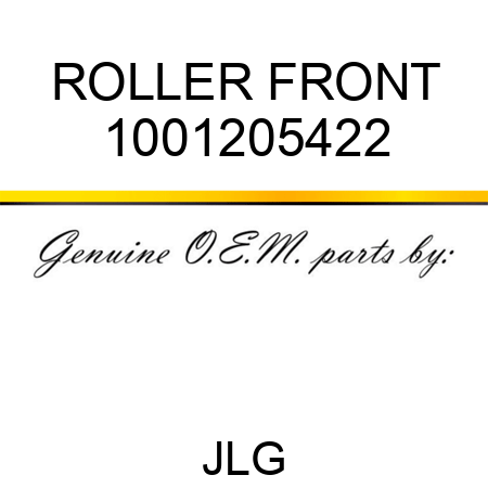 ROLLER FRONT 1001205422
