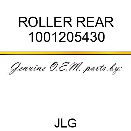 ROLLER REAR 1001205430